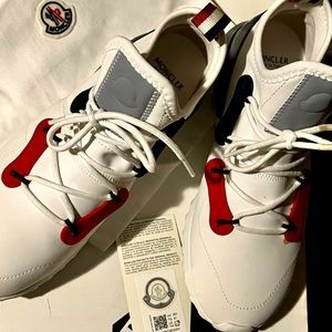 Moncler Emilien II Mid Sneaker (White) Size 41
